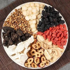 Wolfberry Herbal Tea, Kidney Tea Formula, Ginseng Six Treasure Tea, Liver And Kidney Support Tea, Pure Chinese Herbal Medicine Five Treasures Tea (Option: 60TeaBags)