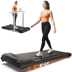 Treadmill With Remote Control, Easy-to-move Wheels, Display Screen, Three-level Incline, Suitable For Indoor Exercise And Aerobic Exercise (Color: Black)